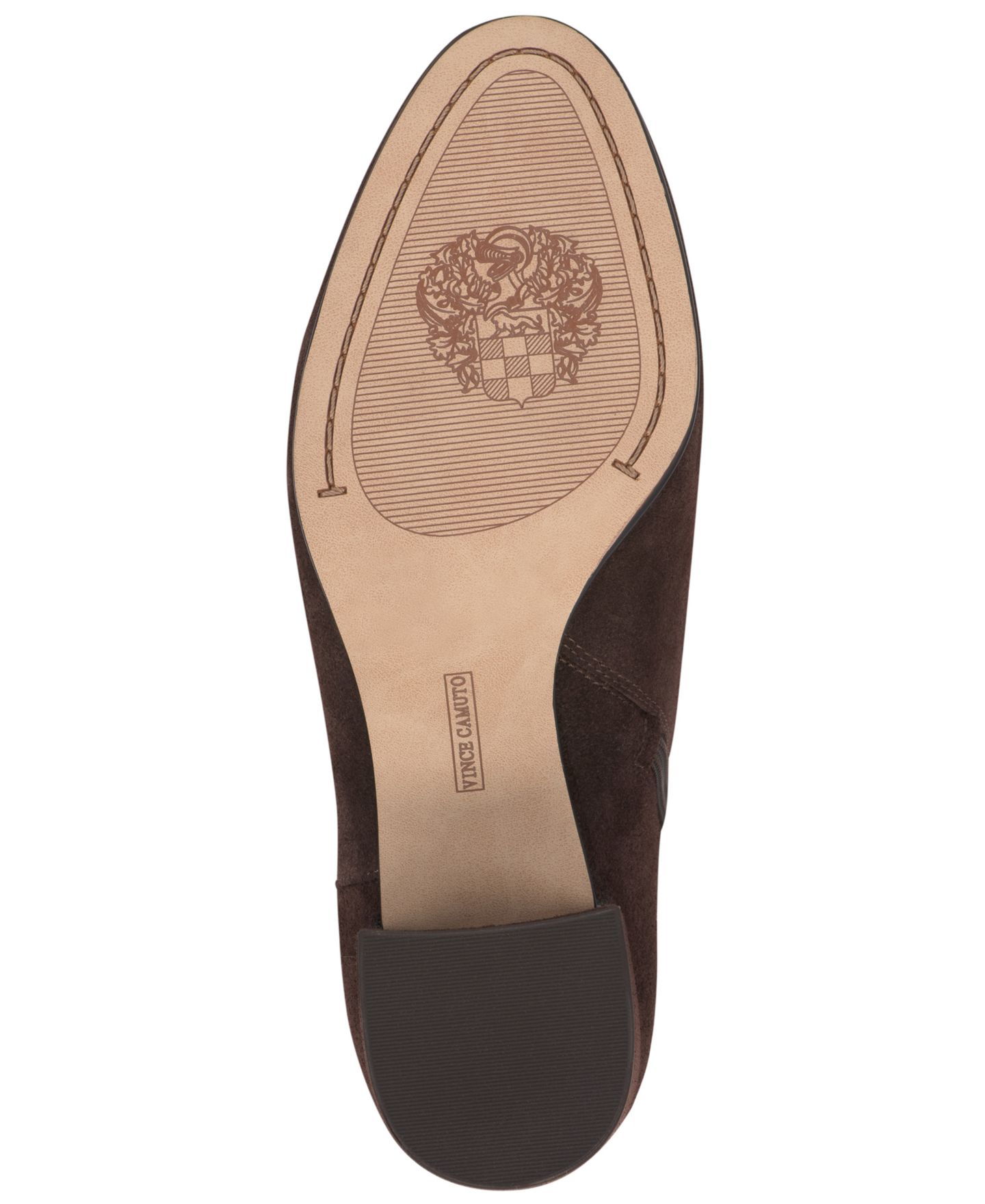 Женские ботинки Vince Camuto Pazzla Block Heel Casual Boots, Regular, Wide, Extra Wide Calf, цвет: Замшевый — фото 5
