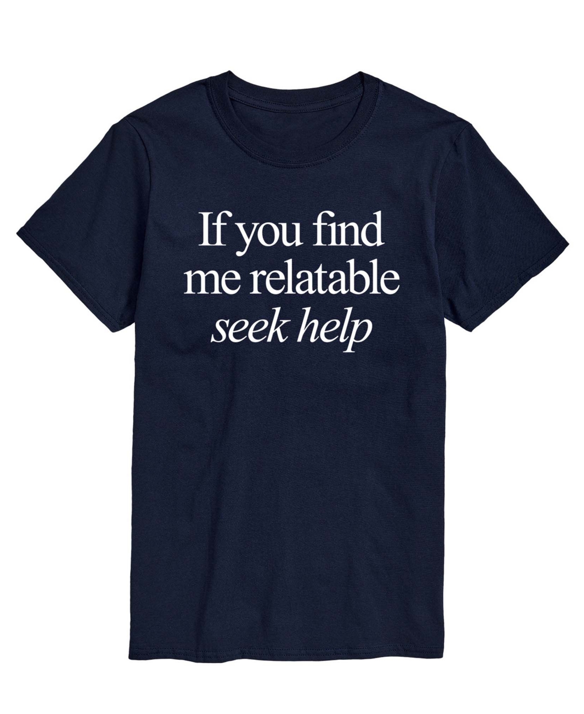 Airwaves Men's If You Find Me Relatable Short-Sleeve Graphic T-Shirt - Navy