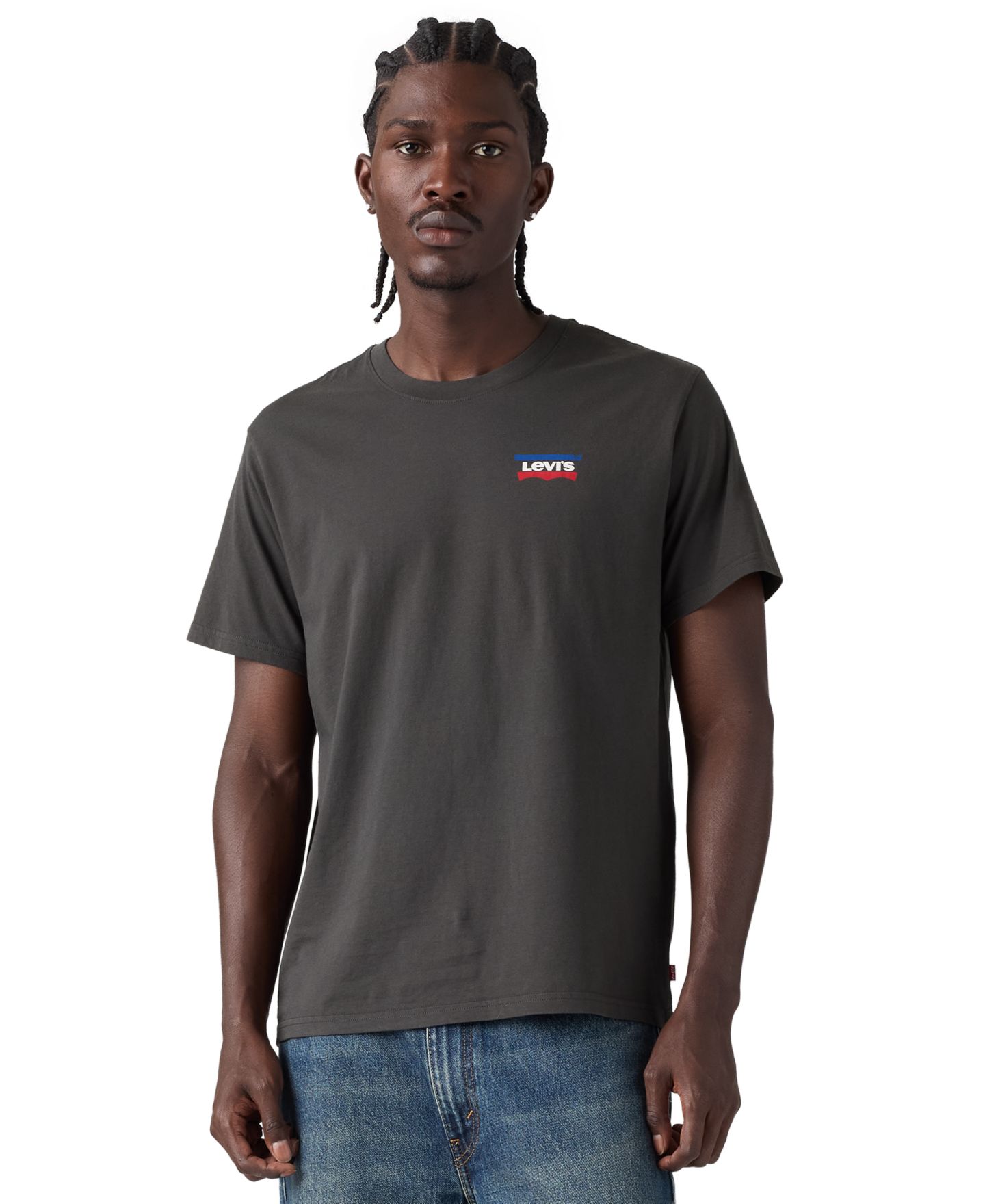 Мужская футболка Levi's Signature Graphic, цвет: Чёрный, вариант 1 — фото 2