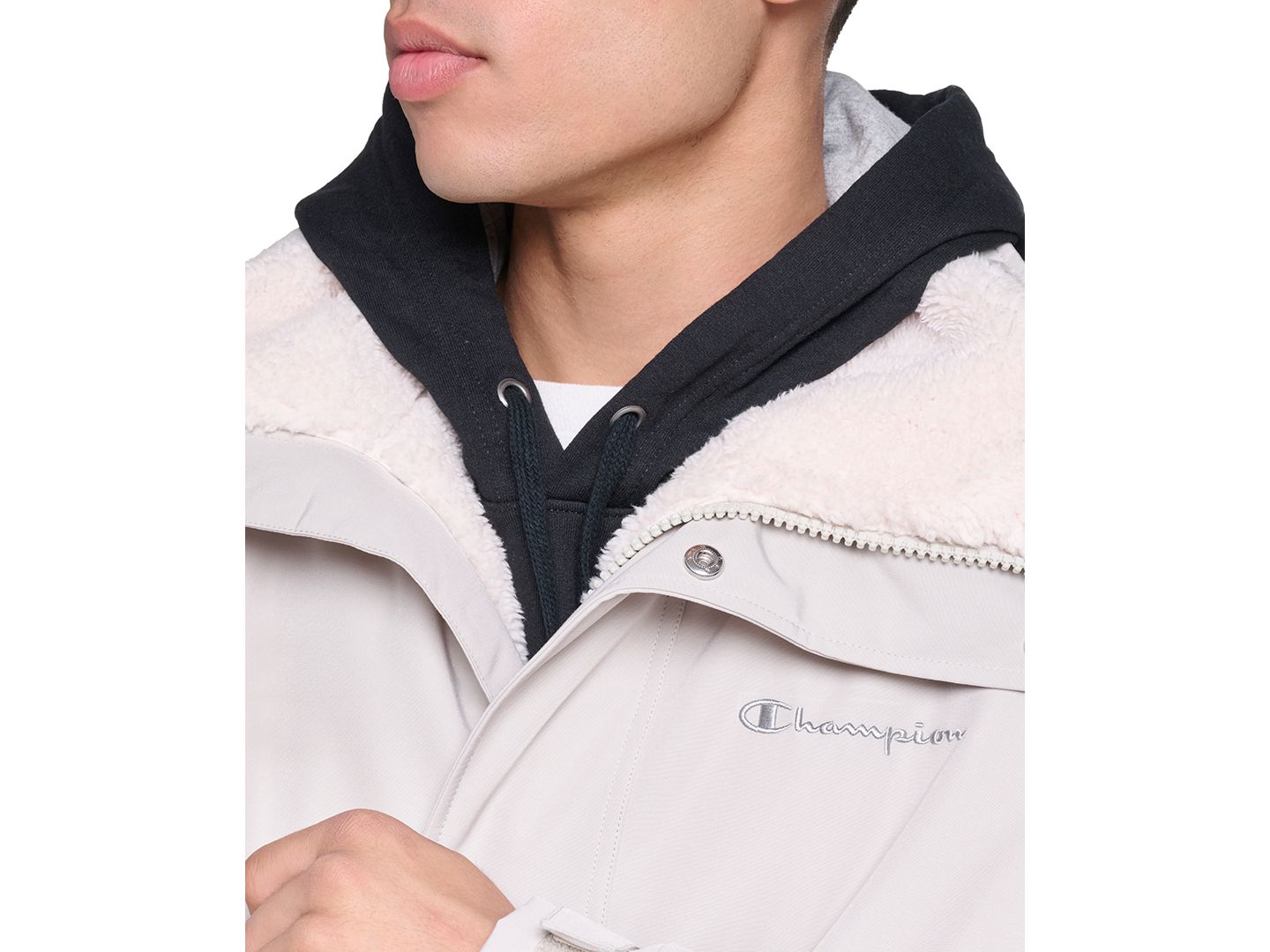 Мужская куртка Champion Ski Relaxed-Fit Hooded, цвет: Ледяной — фото 3