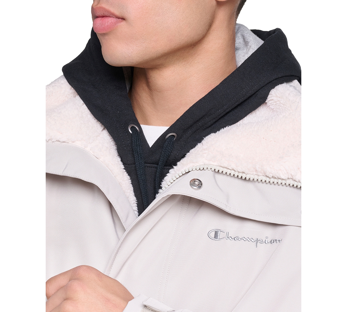 Champion Men's Ski Relaxed-Fit Hooded Jacket