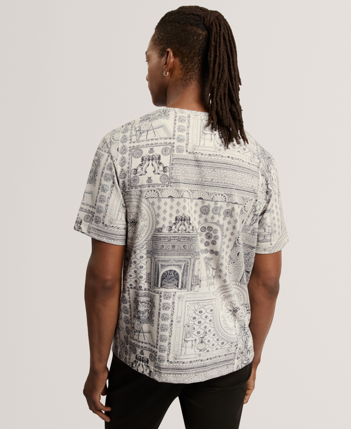 Ted Baker Men's Bondss Printed Relaxed-Fit T-Shirt