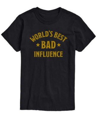 Men's Worlds Best Bad Influence Short-Sleeve Graphic T-Shirt