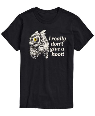 Men's Don't Give Hoot Owl Short-Sleeve Graphic T-Shirt