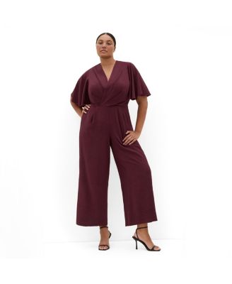 Women's Plus Size Braelynn V Neck Jumpsuit