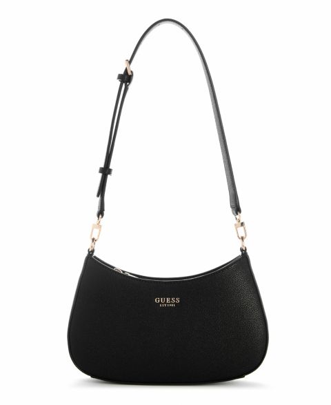 Женская сумка GUESS Bethany Zip-Top Small Shoulder Handbag, цвет: Чёрный