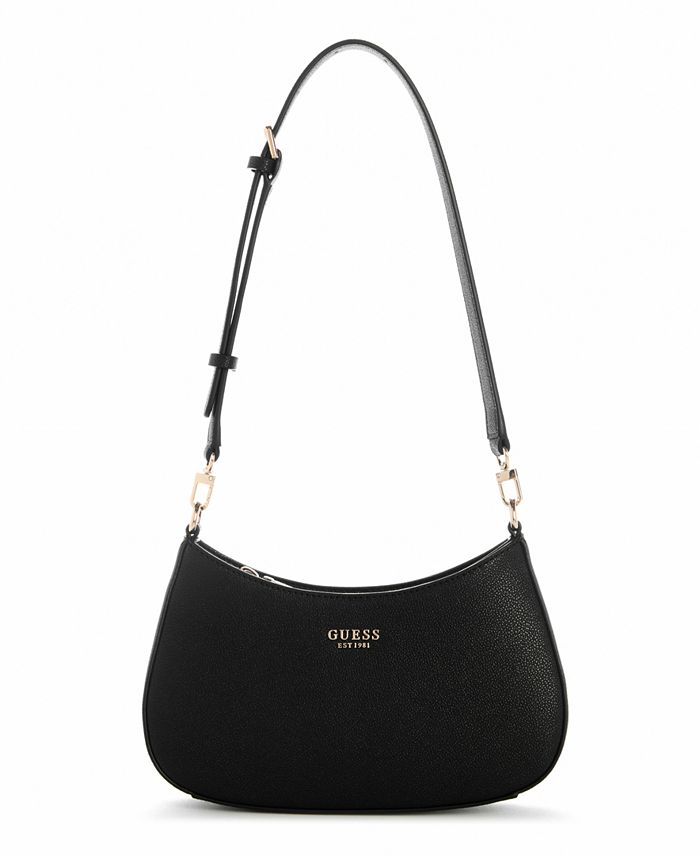 GUESS Bethany Top-Zip Small Shoulder Handbag (Black)