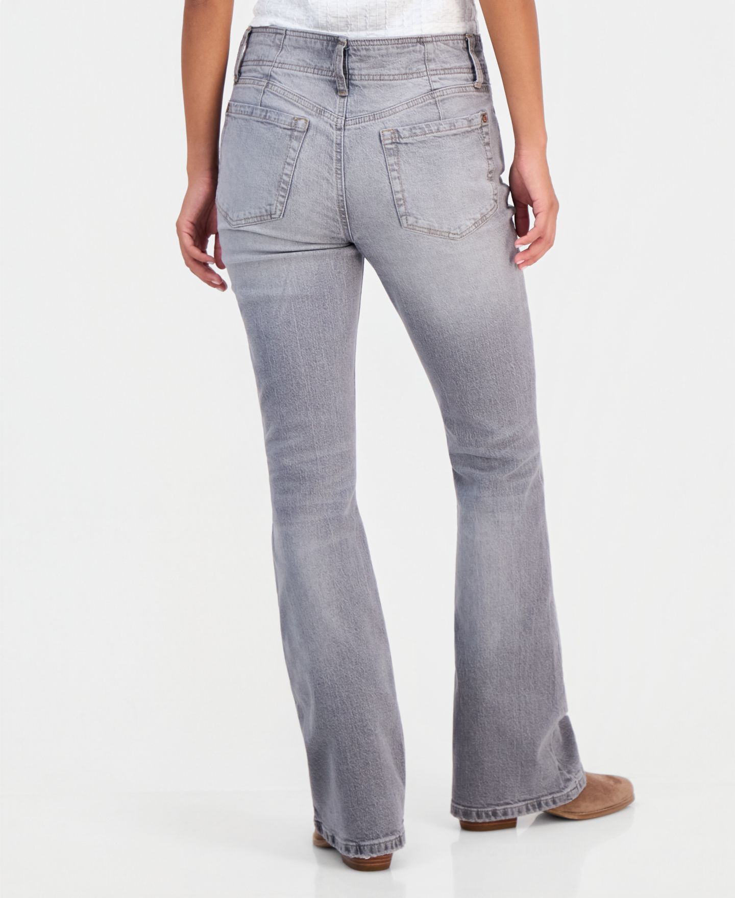 Женские джинсы Celebrity Pink Juniors' Mid-Rise Retro Bootcut, цвет: Oriska — фото 8