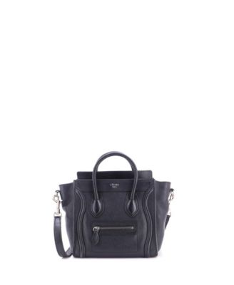 Nano Luggage Bag Grainy Leather