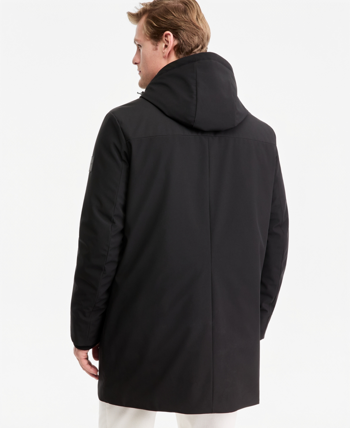 Calvin Klein Men's Hooded FlexTech Parka