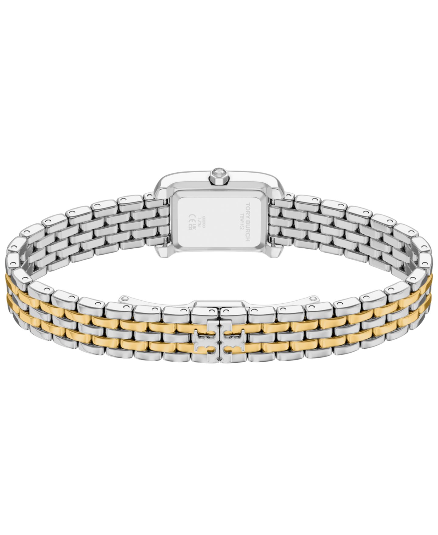 Женские часы Tory Burch Mini Eleanor Two-Tone Stainless Steel Bracelet Watch 17mm — фото 5