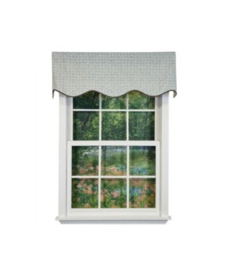 Blast Trimmed Provance Window Valance 100% Cotton Lined Rod Pocket