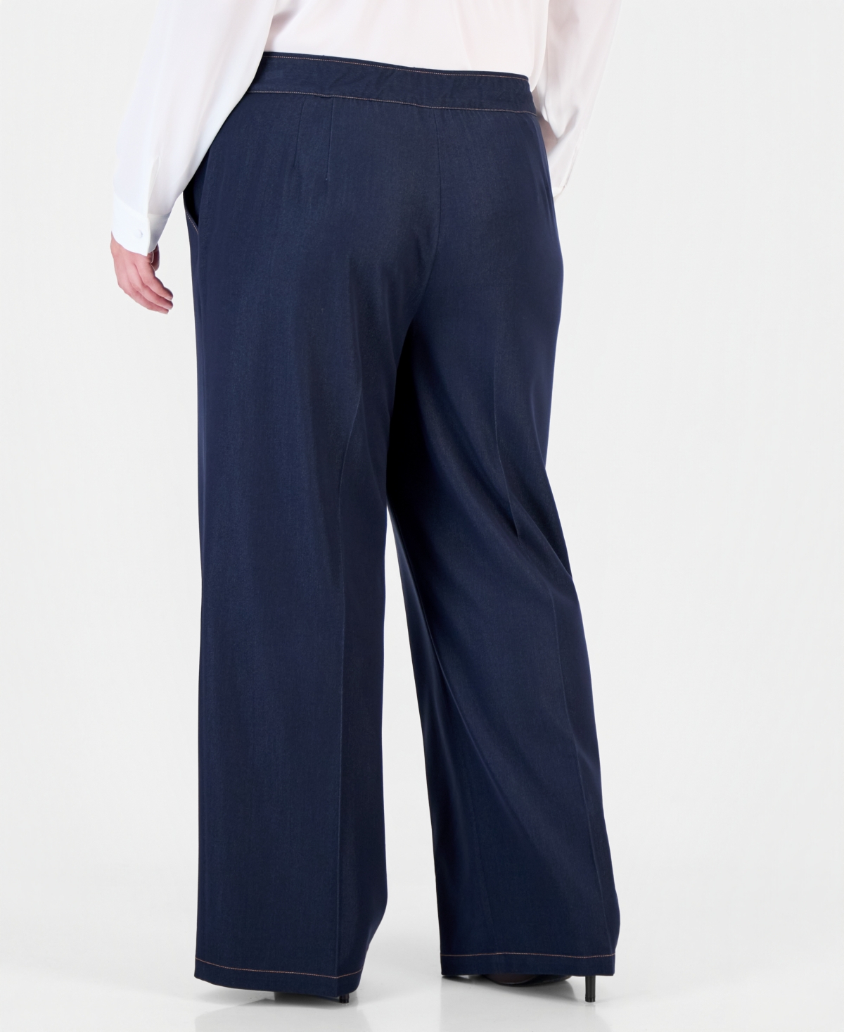 Tahari Plus Size Wide-Leg Pants