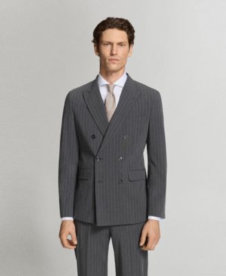 Men's Monaco Double-Breasted Slim-Fit Suit Blazer