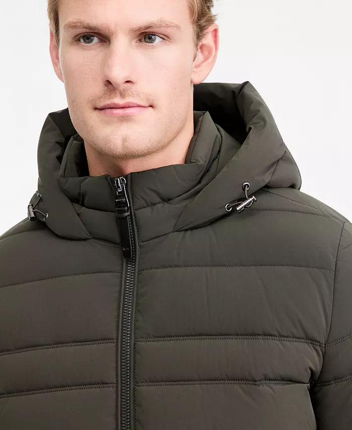 Men's Dressy Hooded Stretch Packable Jacket - thumbnail 3