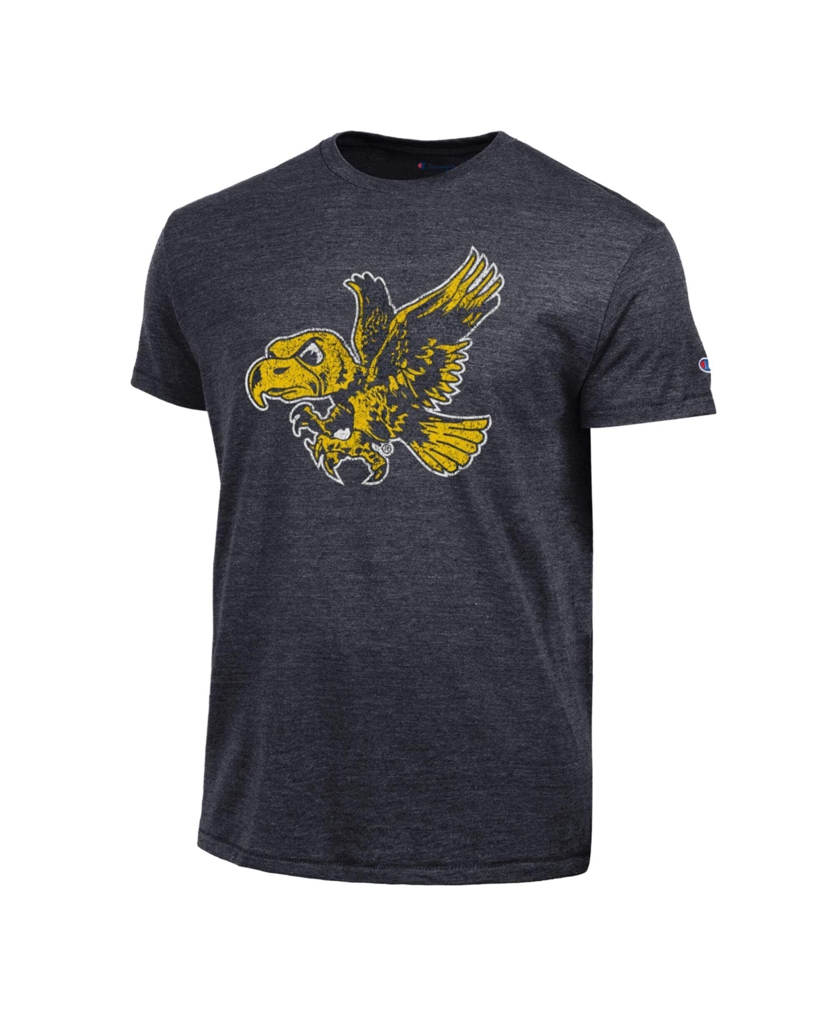 Champion Men's Black Iowa Hawkeyes Triumph Tri-Blend T-Shirt