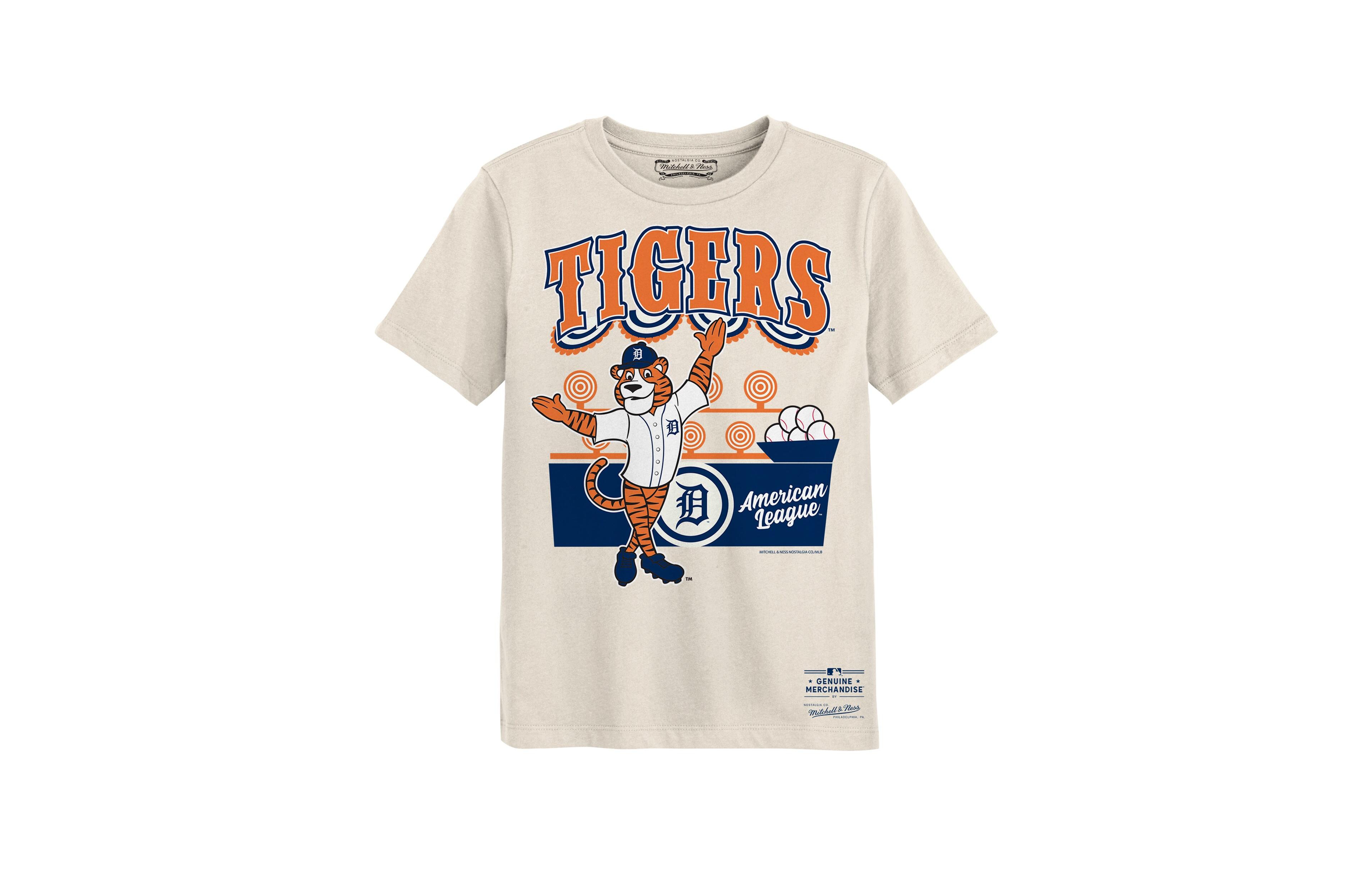 Mitchell & Ness Preschool Cream Detroit Tigers Step Back Up T-Shirt