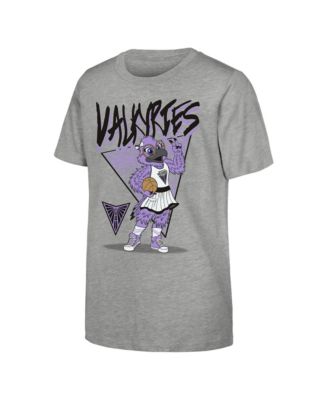 Big Boys and Girls Heather Gray Golden State Valkyries Team Mascot T-Shirt
