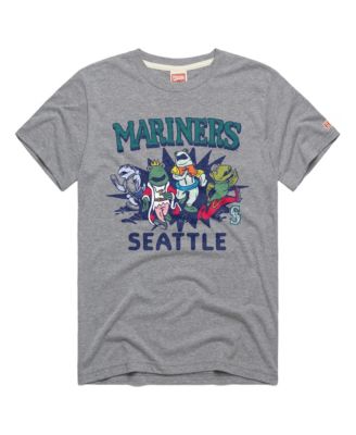 Men's Gray Seattle Mariners Tri-Blend Hyperlocal T-Shirt