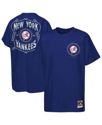 Big Boys and Girls Navy New York Yankees Cooperstown Rodeo Rope T-Shirt