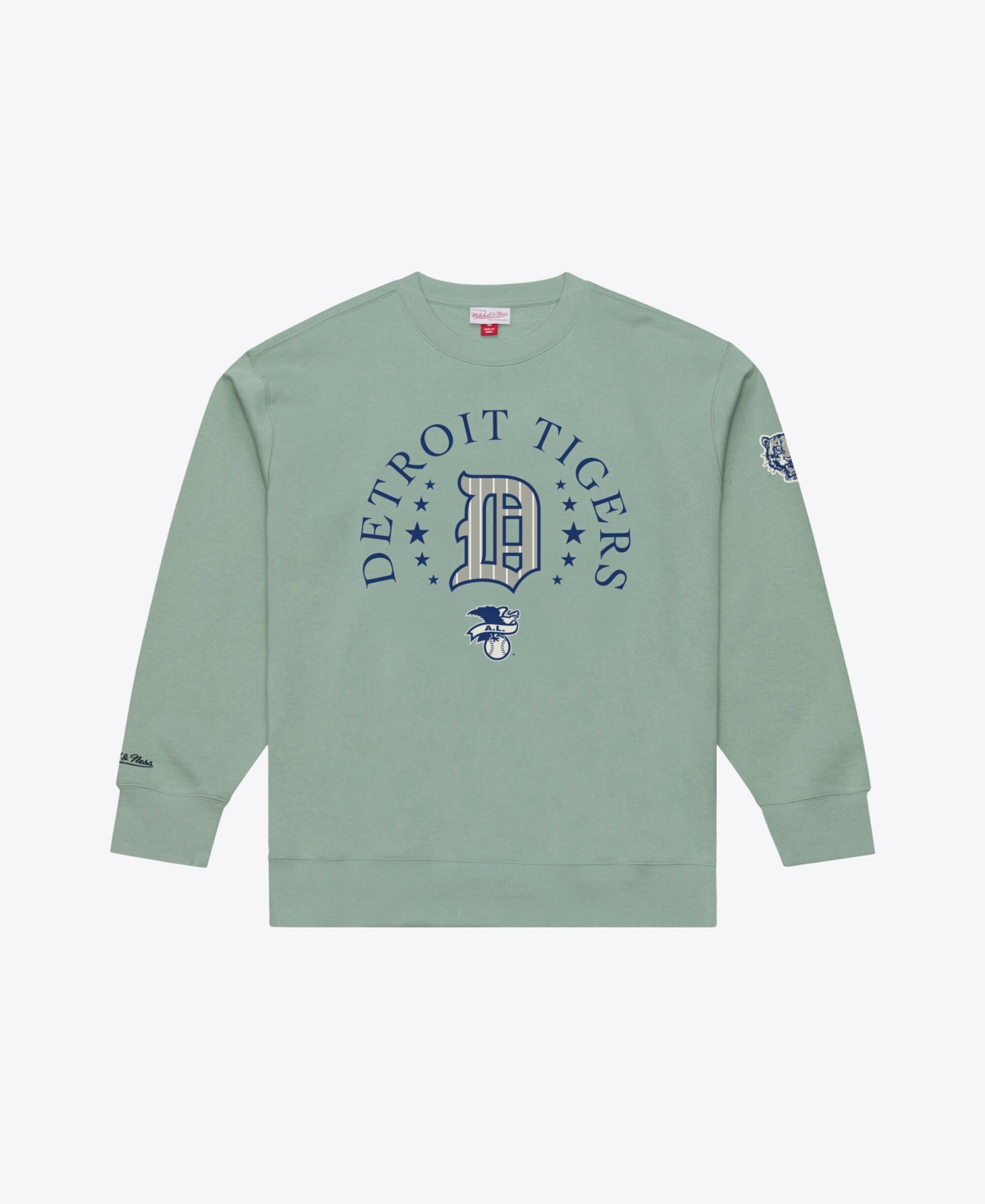 Mitchell & Ness Men's Green Detroit Tigers Yacht Rock Fleece Sweatshirt