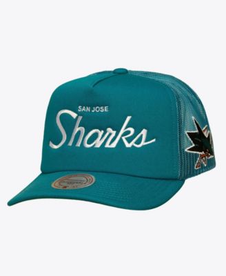 Men's Teal San Jose Sharks Head Coach Trucker Adjustable Hat
