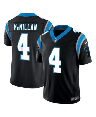 Men's Tetairoa McMillan Black Carolina Panthers Vapor F.U.S.E. Stitched Limited Jersey