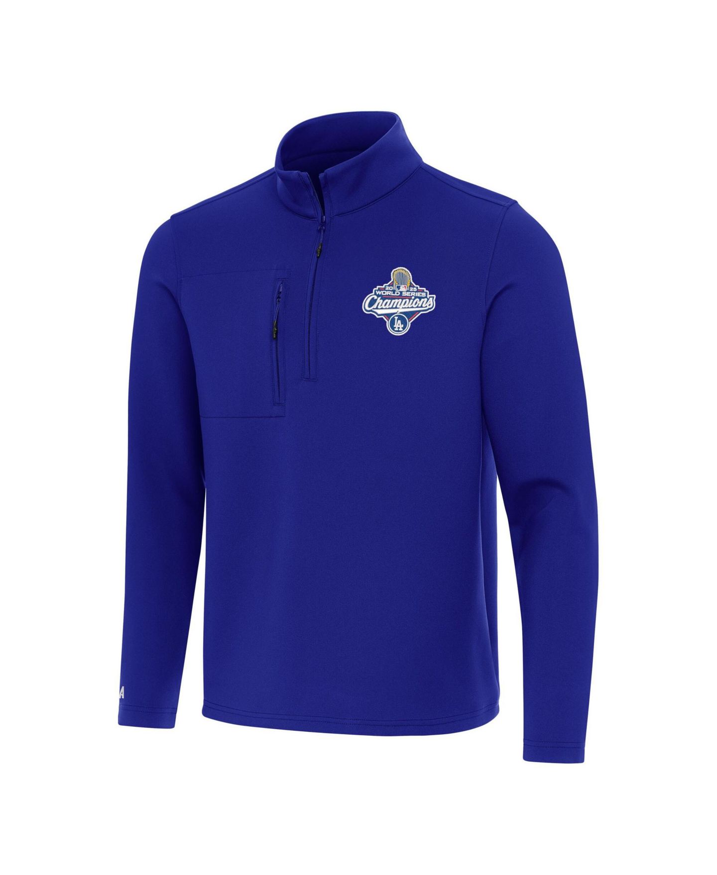 Мужской свитер Antigua Royal Los Angeles Dodgers 2025 World Series Insider Quarter-Zip Pullover — фото 2
