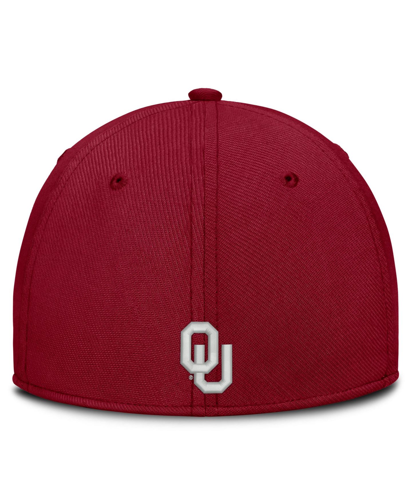 Мужская кепка Jordan Crimson Oklahoma Sooners Rise On-Field SwooshFlex Dri-FIT Flex Hat — фото 2