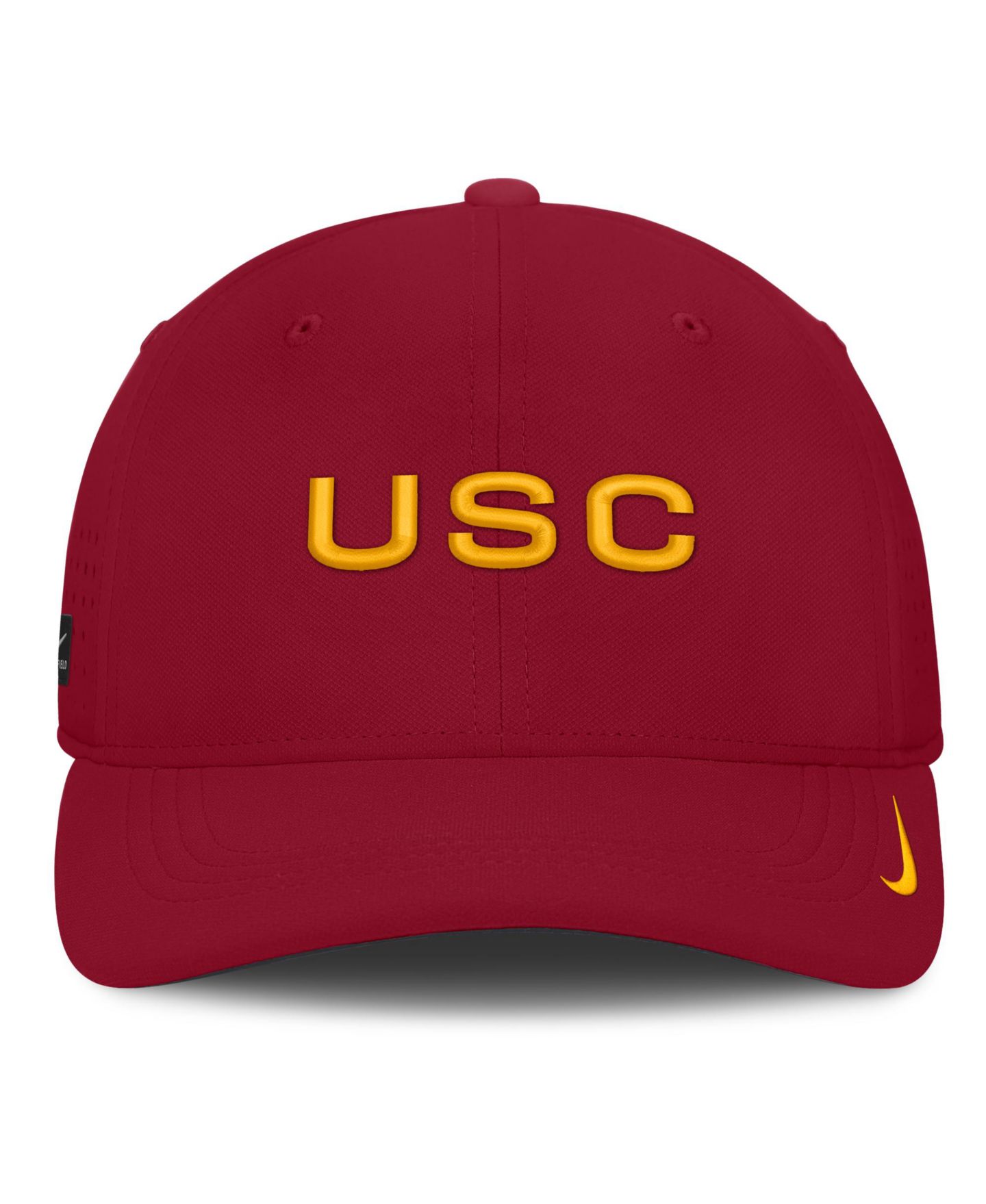 Мужской головной убор Nike Crimson USC Trojans Gameday Aerobill Swooshflex Dri-FIT Hat — фото 5