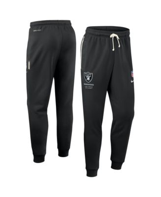 Men's Black Las Vegas Raiders Sideline Standard Issue Dri-FIT Taper Pants
