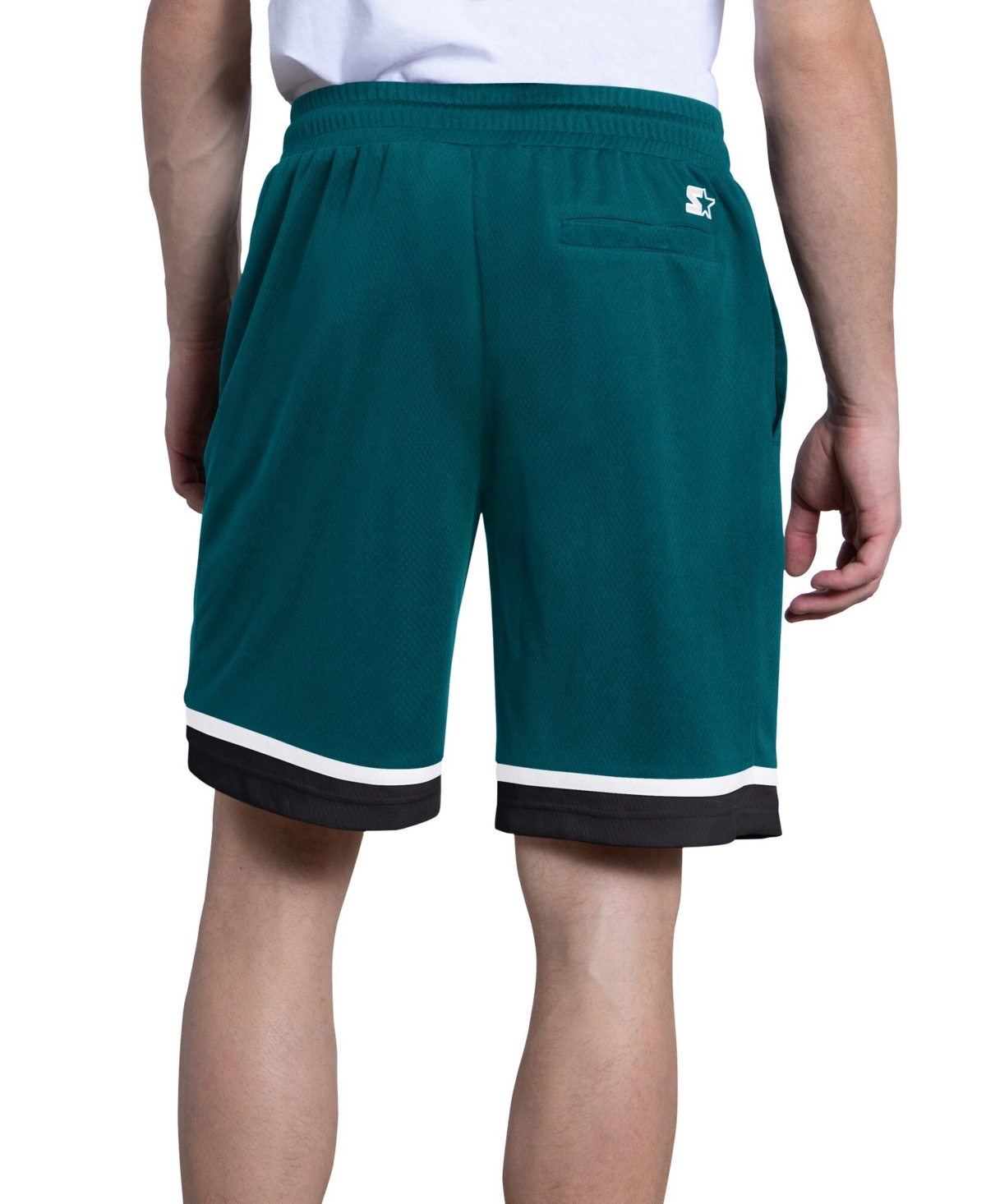 Starter Men's Midnight Green Philadelphia Eagles Power Play Mesh Shorts