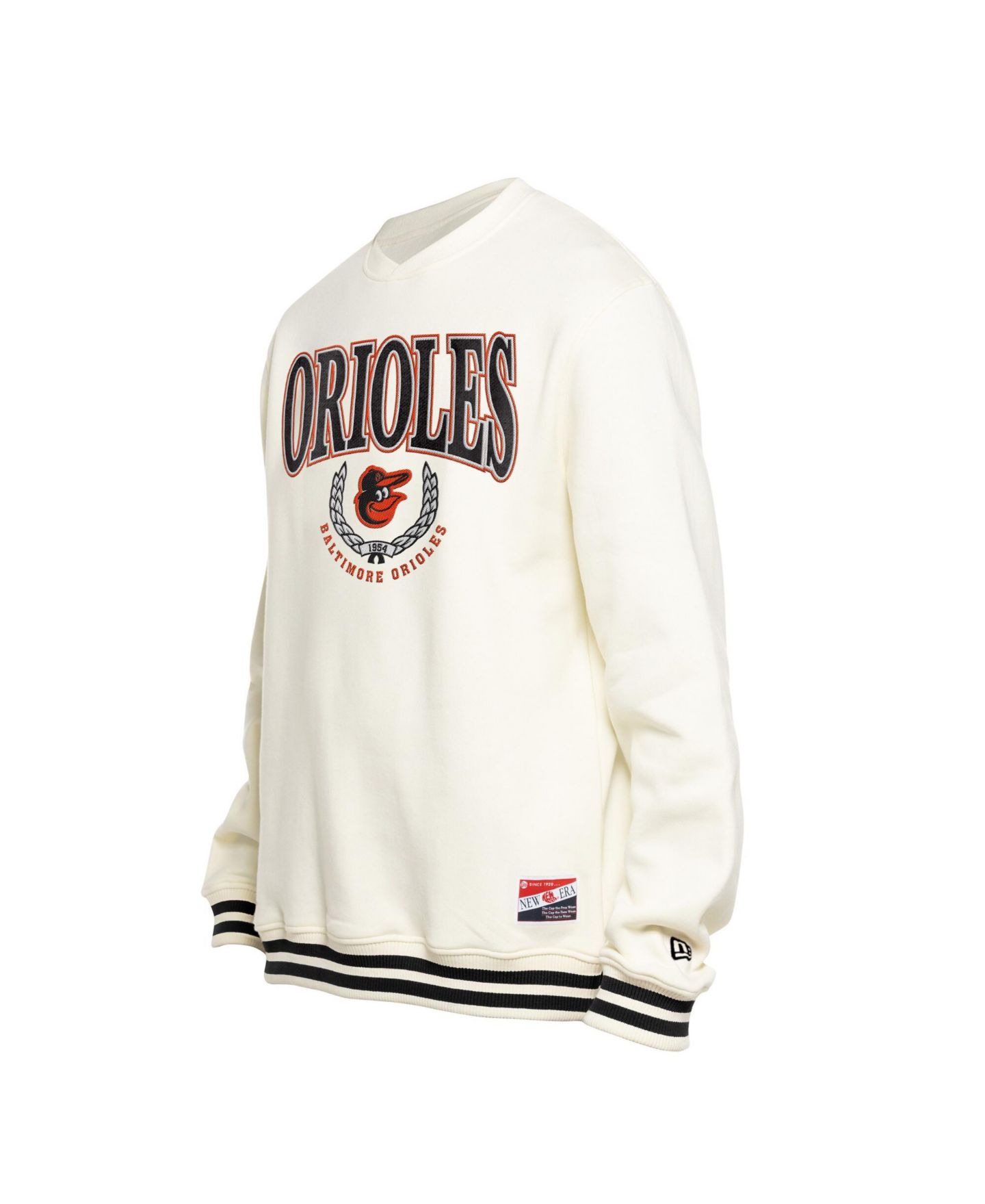 Мужская толстовка New Era White Baltimore Orioles Throwback — фото 3