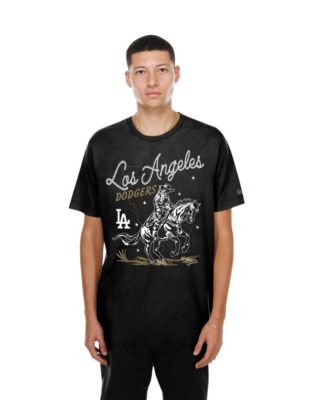 Men's Black Los Angeles Dodgers Injection Lifestyle Urban Ranchwear T-Shirt