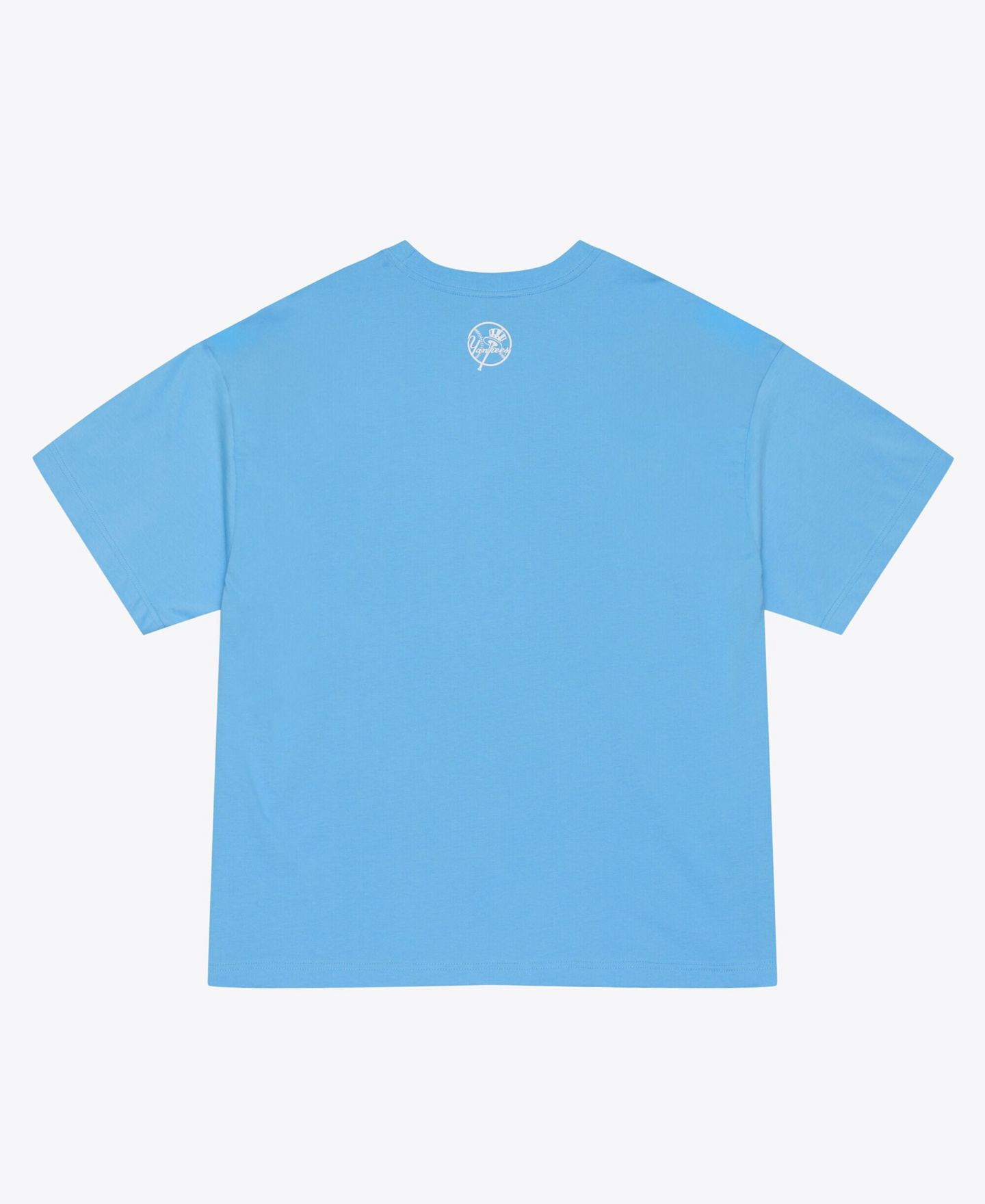Мужская футболка Mitchell & Ness Light Blue New York Yankees Insignia Premium — фото 4