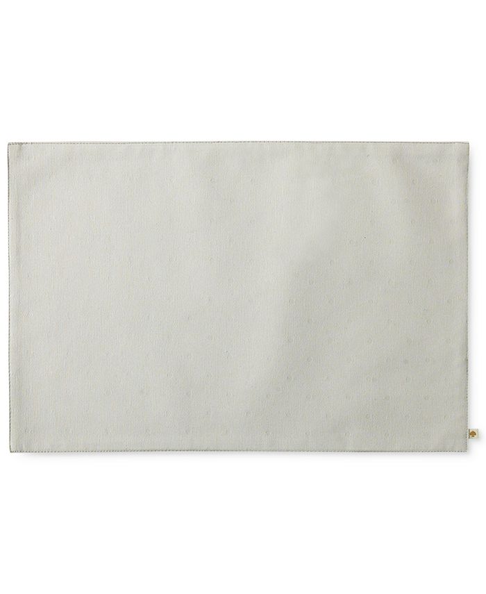 Kate Spade new york Larabee Dot Platinum Placemat Macy's