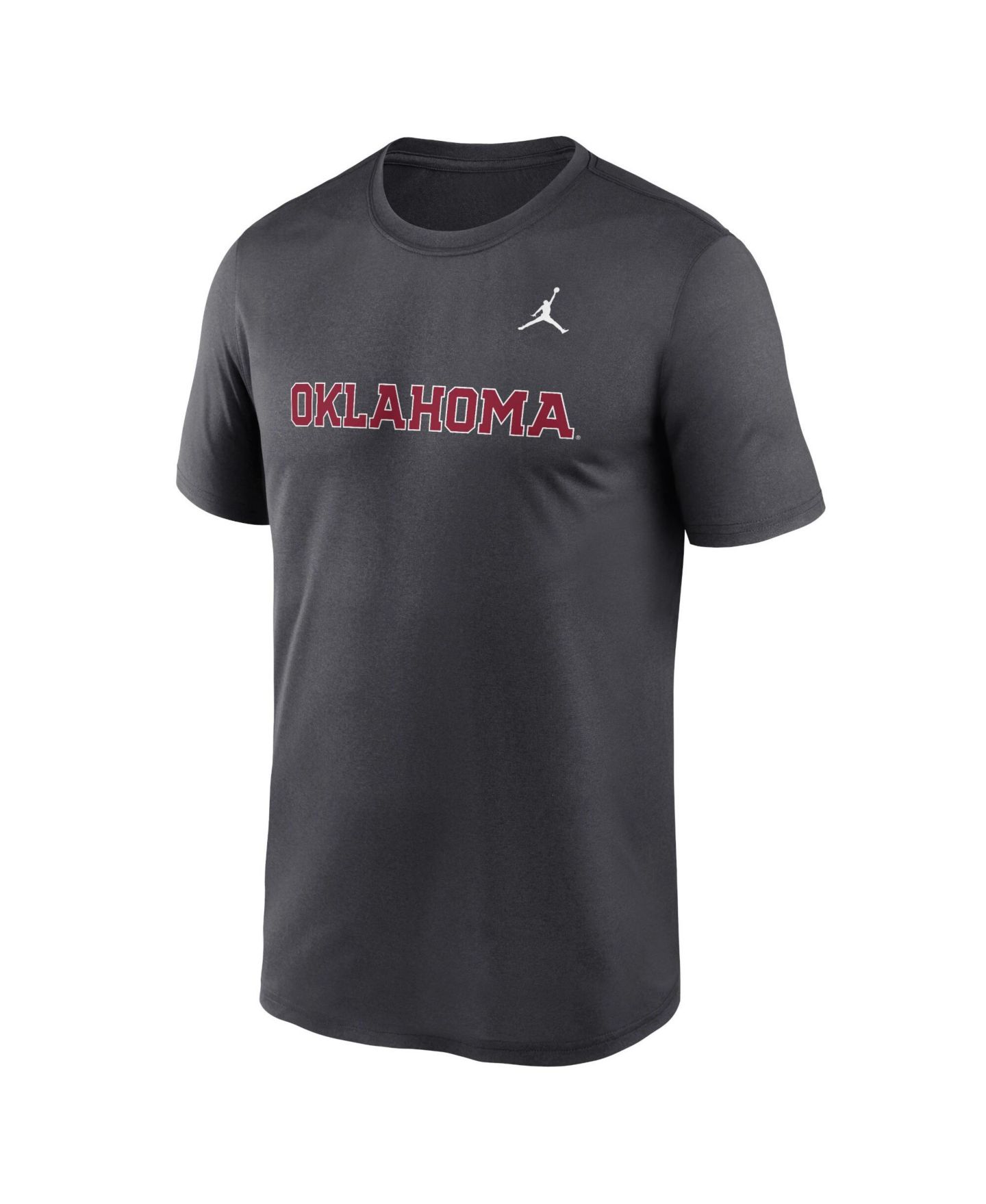 Мужская футболка Jordan Anthracite Oklahoma Sooners Primetime Legend Wordmark — фото 3