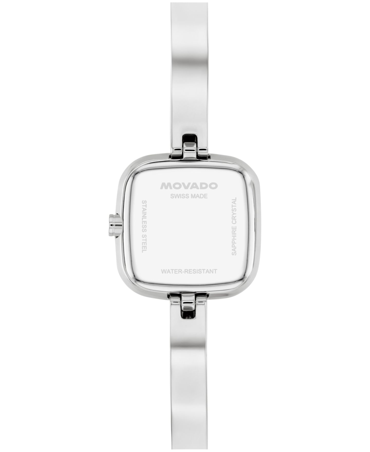 Женские часы Movado Museum Bangle Cushion Swiss Quartz Stainless Steel 22mm — фото 3