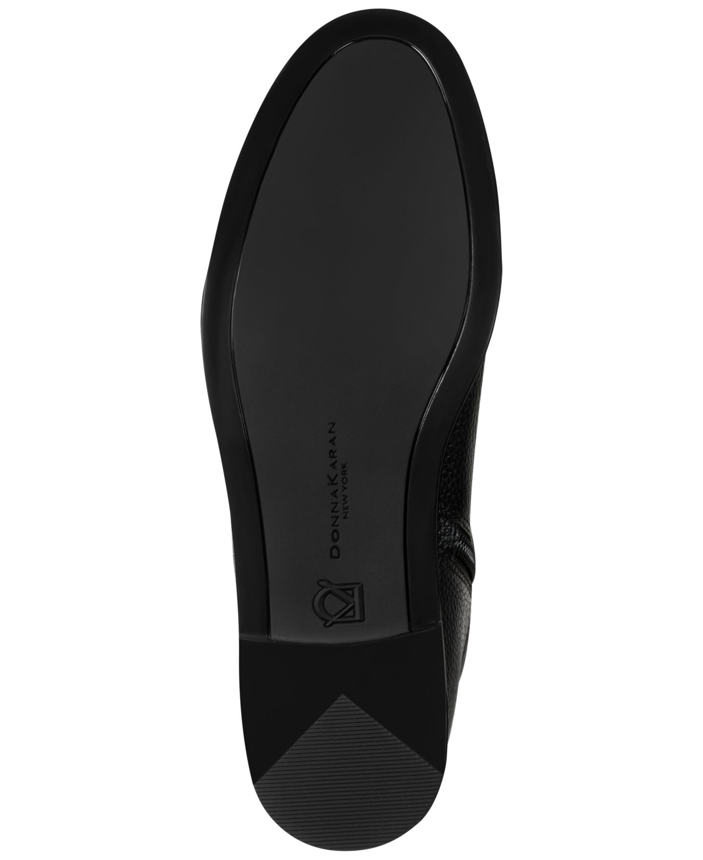 Женские ботинки Donna Karan New York Trina Block Heel Riding, цвет: Чёрный — фото 5