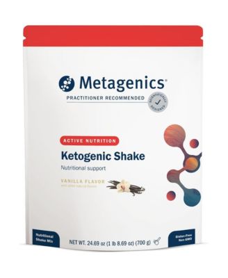 Ketogenic Shake Keto Protein Powder Low Carb, Sugar Free, Gluten Free Meal Replacement 25 Vitamins and Minerals Vanilla 14 Servings