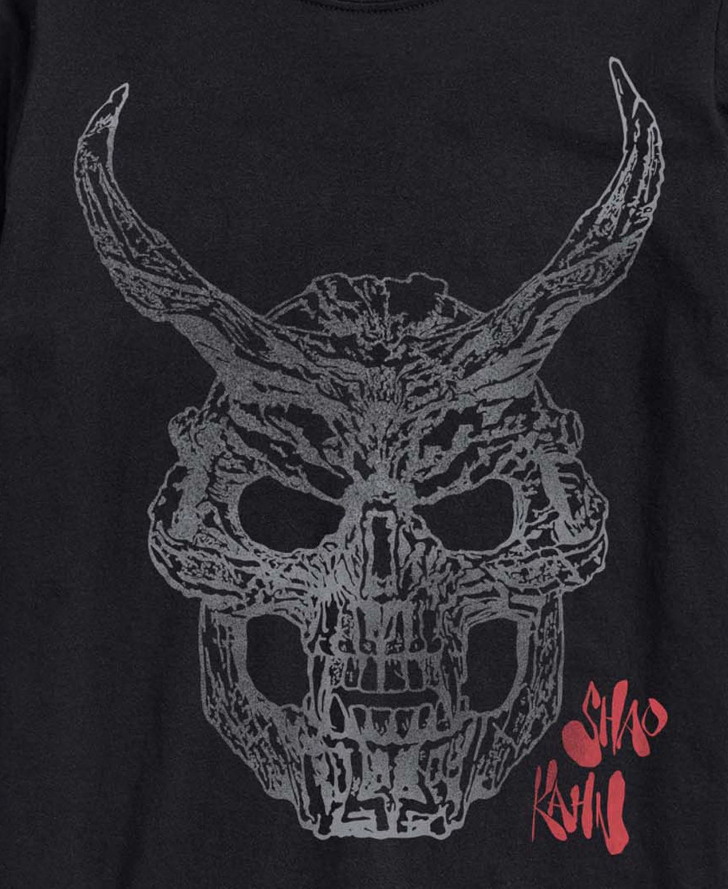 Мужская футболка AIRWAVES Mortal Kombat Shao Kahn Vintage Faded Graphic, цвет: Чёрный — фото 3