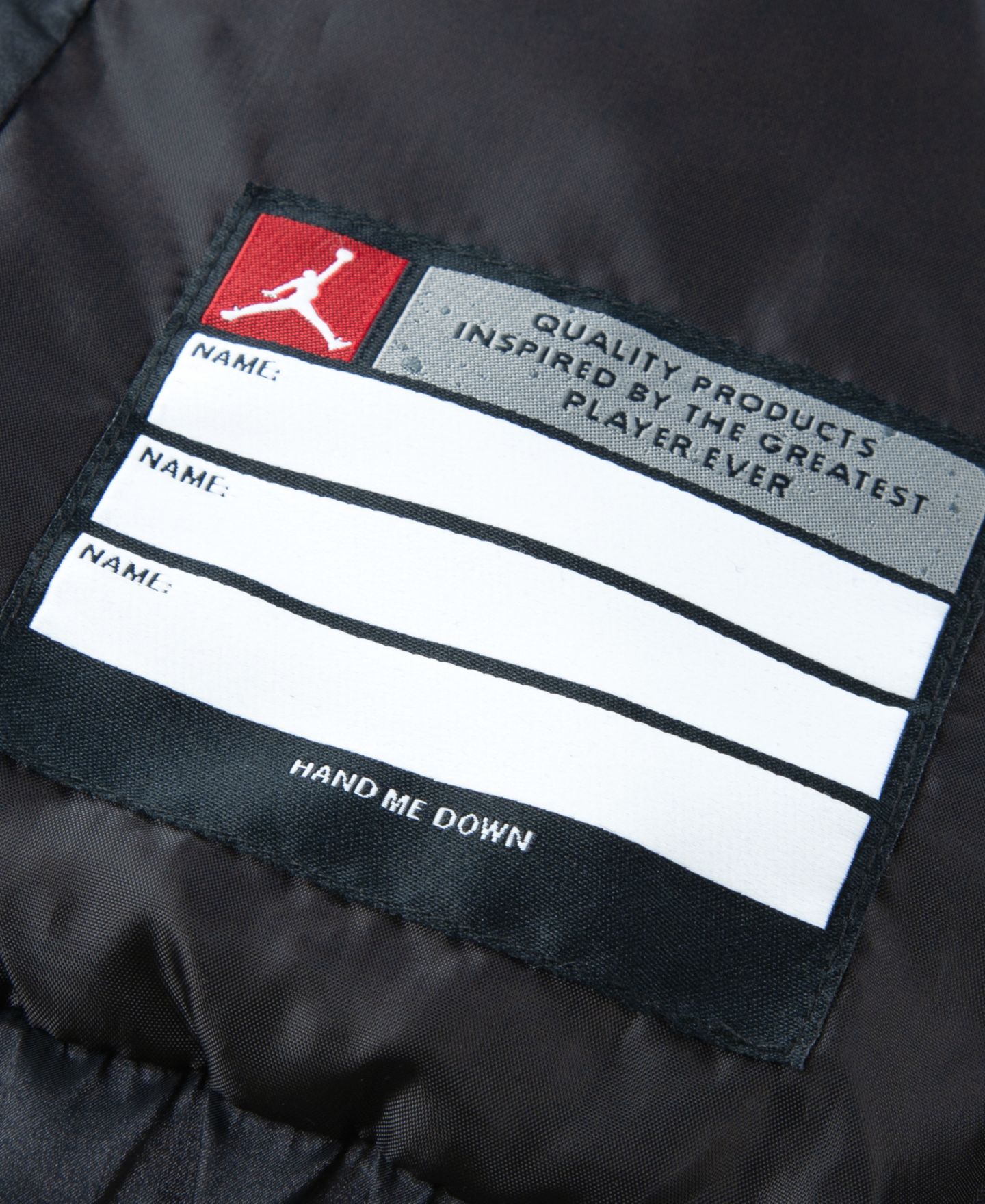 Куртка Jordan Diamond Quilted Midweight Puffer Jacket для девочек, цвет: Чёрный — фото 4