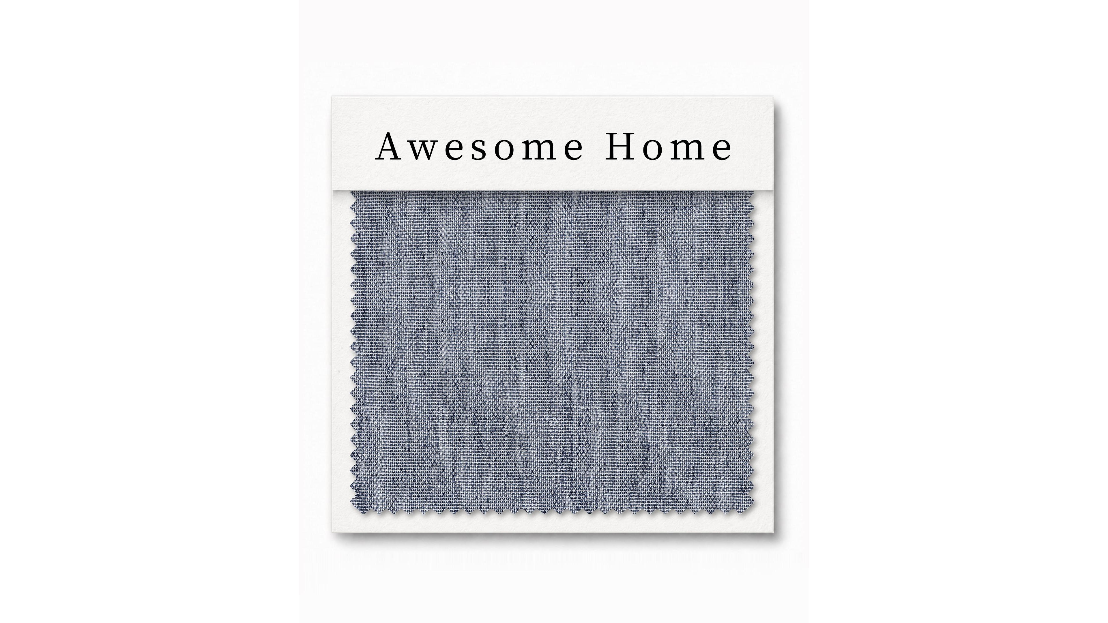 Awesome Home Linen Texture Blackout Grommet Curtains Pair(2 Panels)