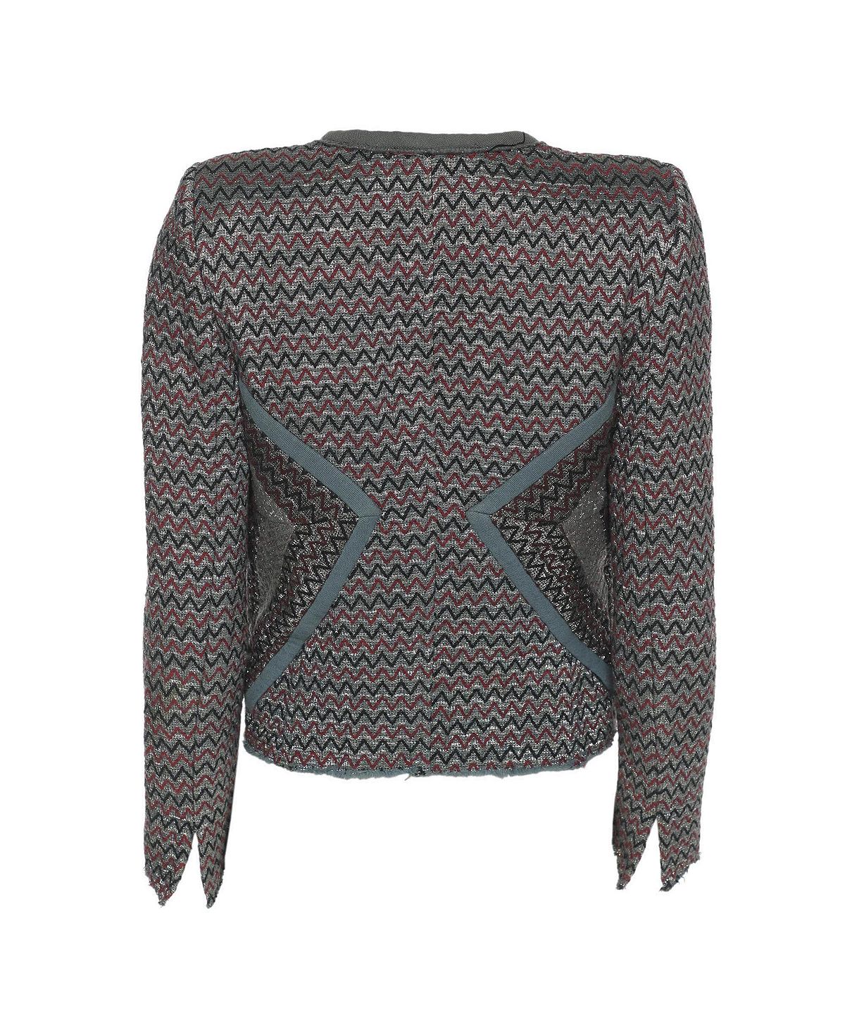 Pre-Owned Isabel Marant Women's Patterned Lurex Knit Jacket view 2 — MAYCSS fashion products