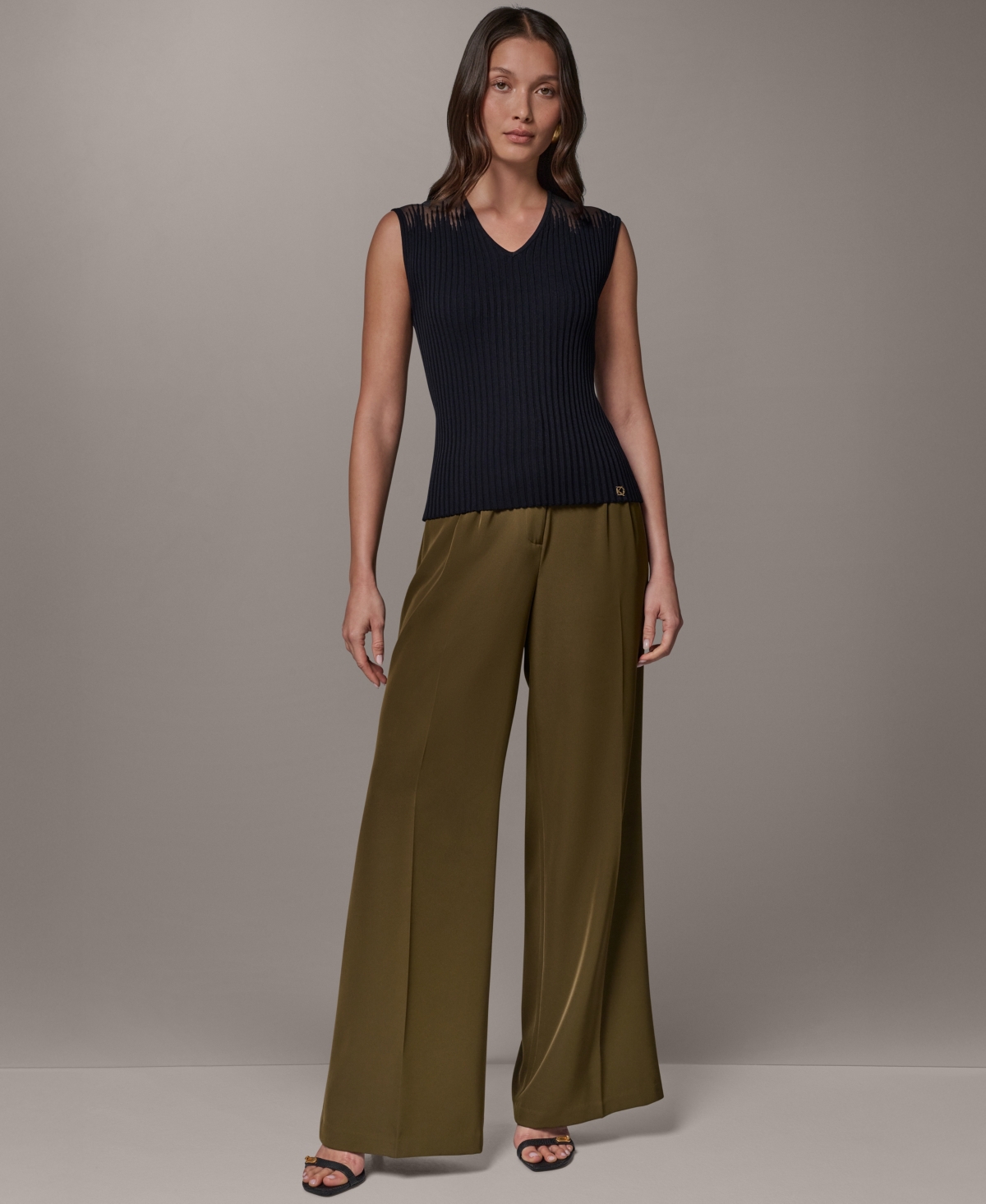 Donna Karan New York Women's V-Neck Top