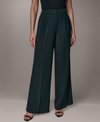 Women's Mid-Rise Wide-Leg Pants