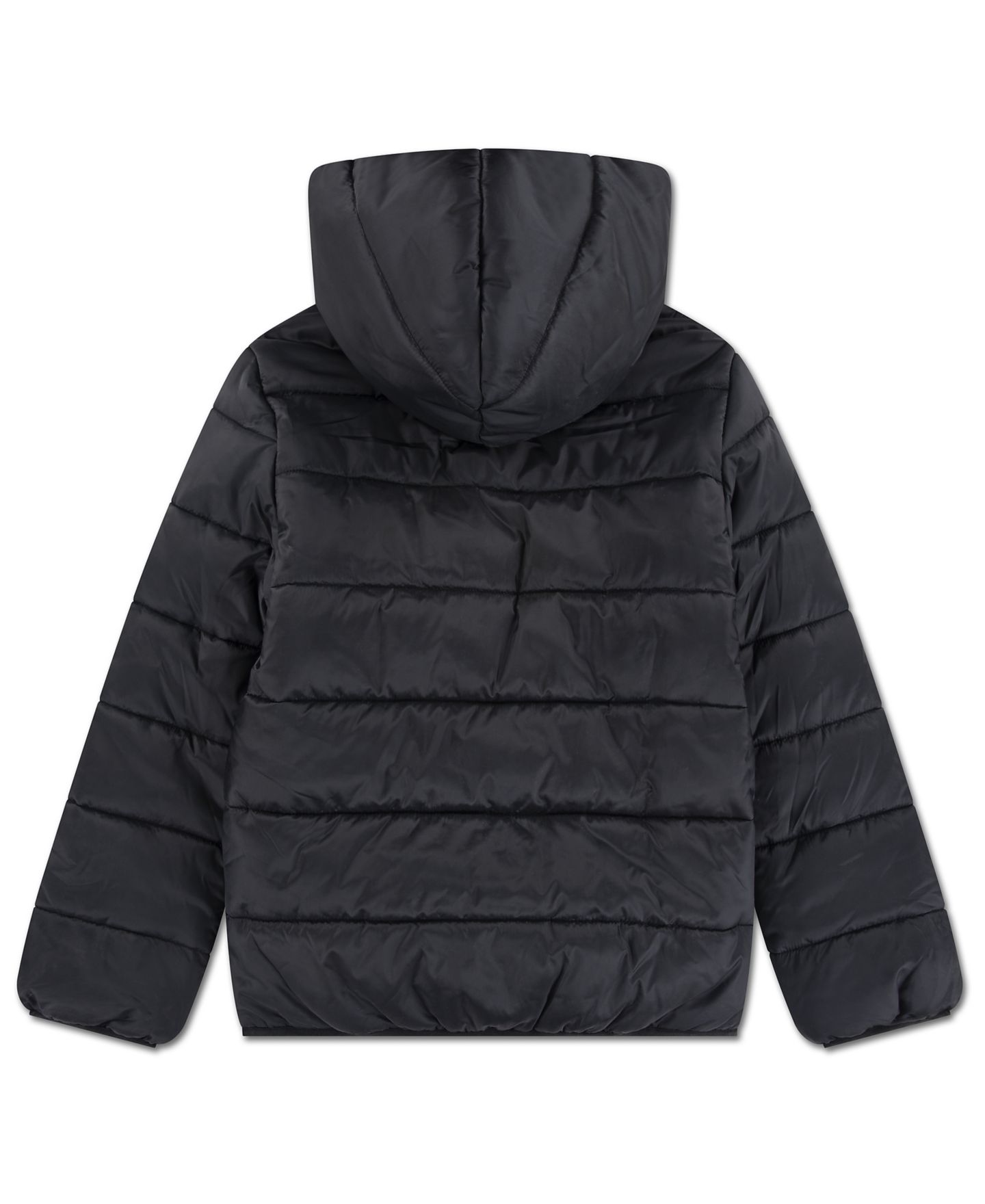 Куртка Jordan Midweight Long-Sleeve Puffer Jacket для мальчиков, цвет: Чёрный — фото 2
