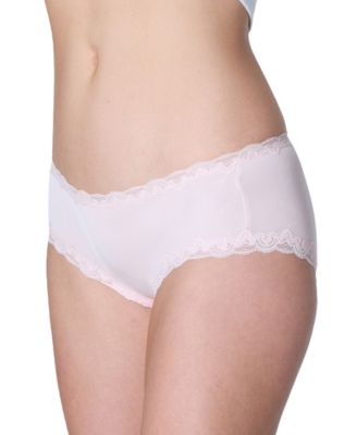 Women's Soft Silk Lace-Trim Briefs Underwear