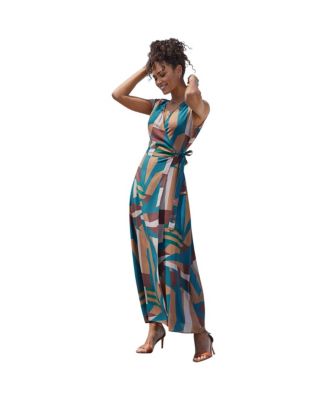 Women's Wrap Maxi Dress