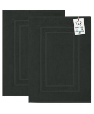 Cotton Super Absorbent Terry 2-Piece Bath Mat Set